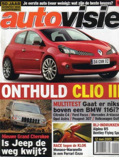 Autovisie 10 2005 : BMW Alpina B5 - Alpina Z4 - 507 - 116i, Ophalen of Verzenden, Gelezen, Algemeen
