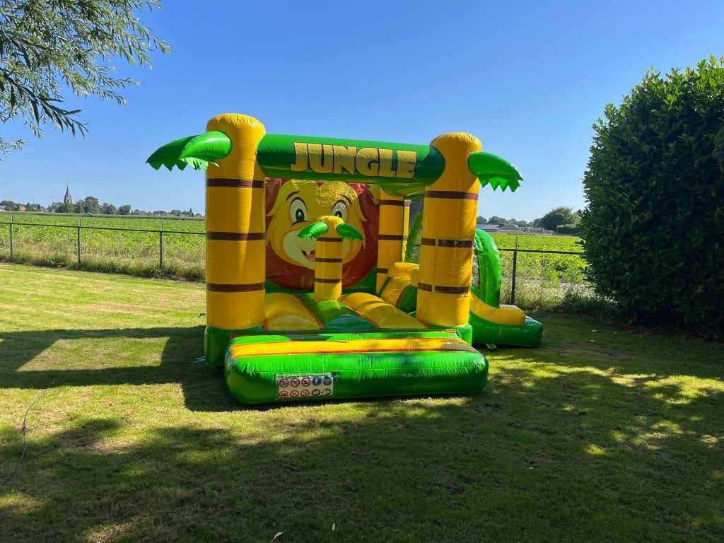 Springkussen, jungle te huur, Ophalen of Verzenden, Zo goed als nieuw, Overige
