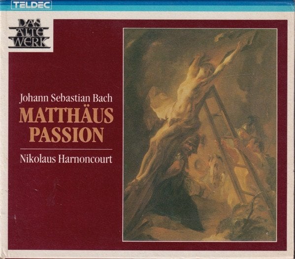 BACH Matthäuspassion 3 - CD BOX HARNONCOURT TELDEC OLD, Cd's en Dvd's, Ophalen of Verzenden, Barok, Gebruikt, Overige typen