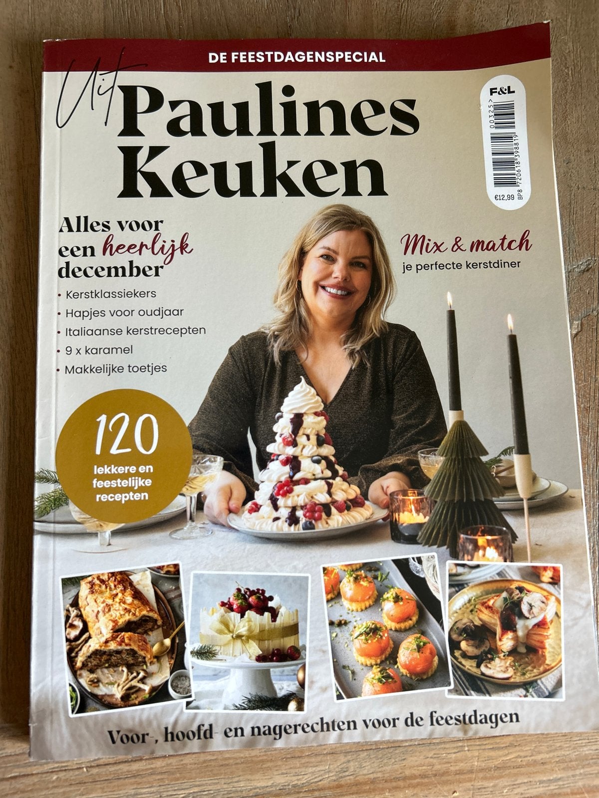 Uit Paulines Keuken: De Feestdagenspecial - 120 Recepten, Boeken, Ophalen of Verzenden, Zo goed als nieuw, Europa, Voorgerechten en Soepen
