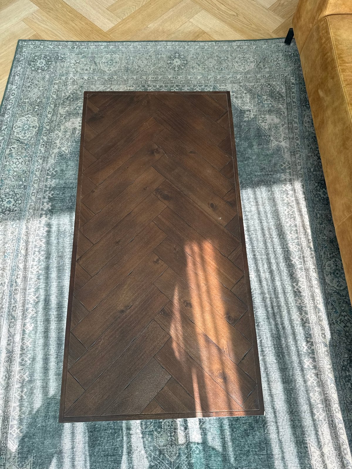 Dutchbone salontafel / koffietafel, Ophalen, 100 tot 150 cm, 50 tot 100 cm, Zo goed als nieuw