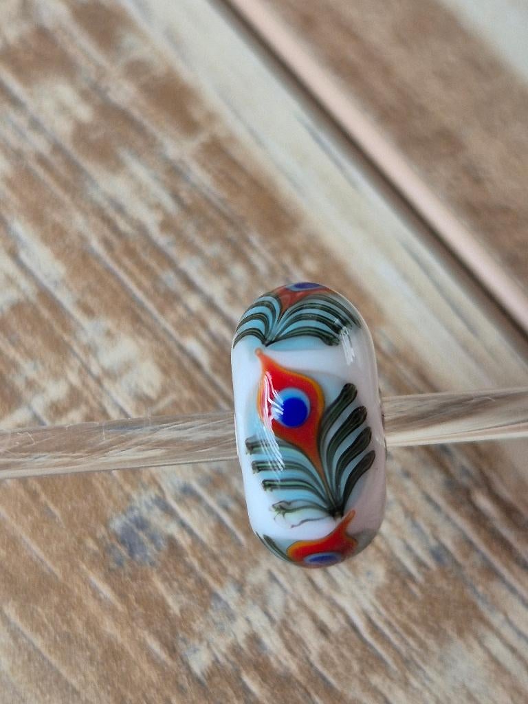 Trollbeads Uniek Jumbo Peacock CC, Glas of Kristal, Nieuw, Ophalen of Verzenden, Trollbeads