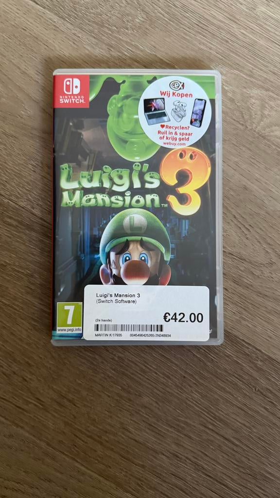 Luigi’s Mansion 3, Avontuur en Actie, 1 speler, Ophalen of Verzenden, Zo goed als nieuw