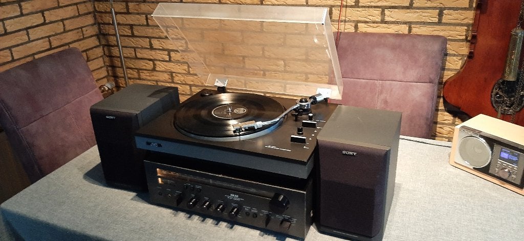 JVC draaitafel + Akai receiver, Ophalen, Gebruikt, Platenspeler, Overige merken