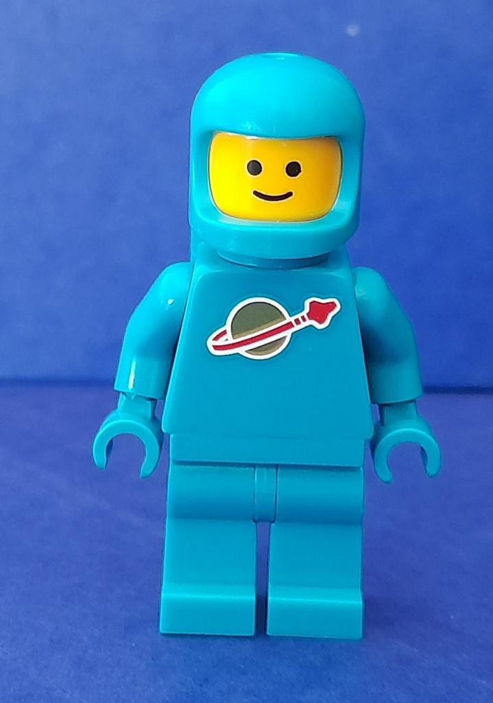 NIEUW lego classic space logo poppetje minifiguur turquoise, Ophalen of Verzenden, Nieuw, Lego