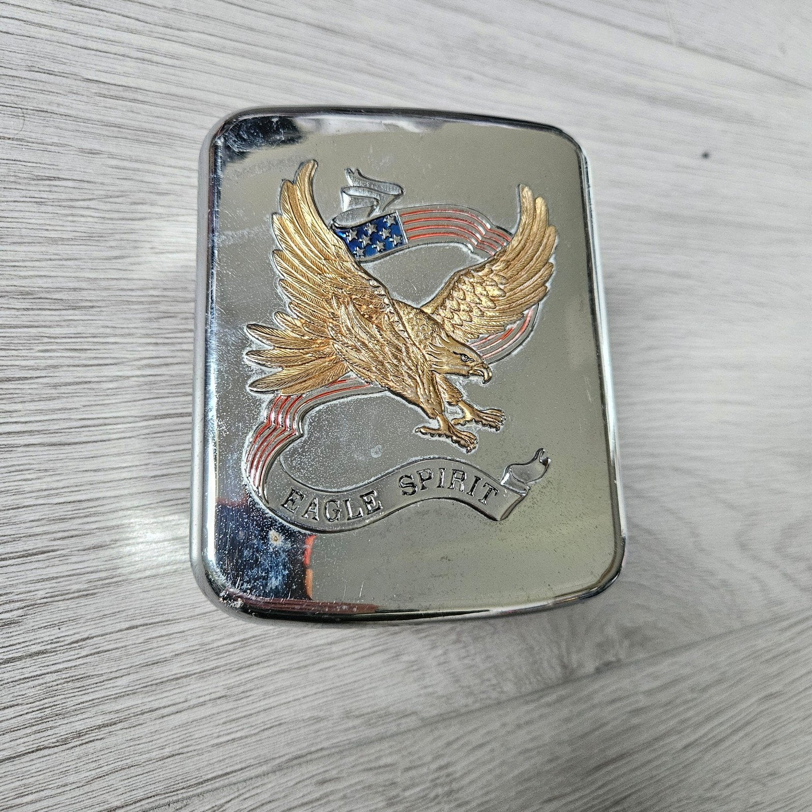 Kastopruiming: Eagle Spirit metalen embleem/badge, Ophalen of Verzenden