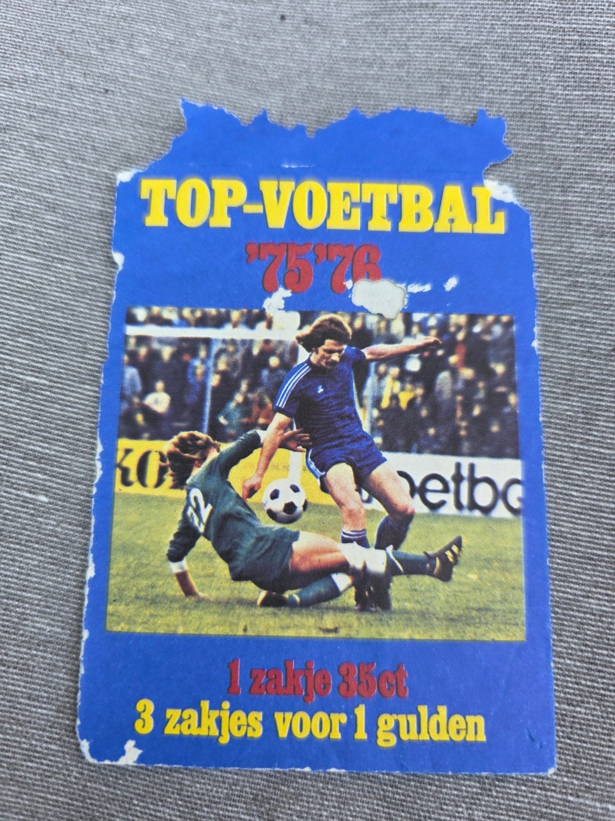 Voetbalplaatjeszakje topvoetbal 75/76., Eén persoon, Overige typen