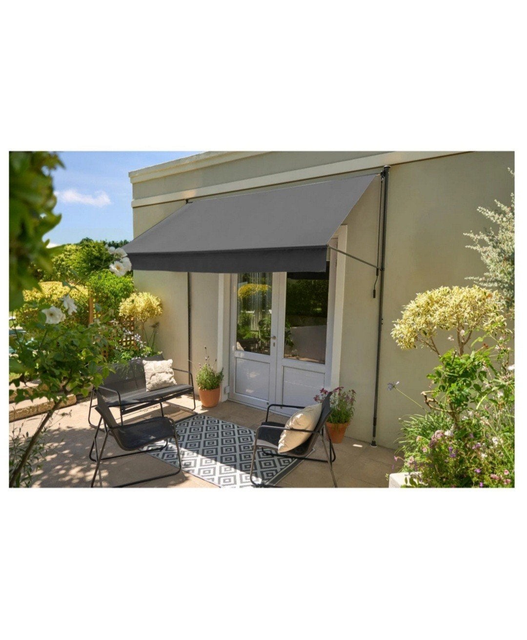 Zonnescherm  klemluifel, Tuin en Terras, Zonneschermen, Ophalen of Verzenden, Nieuw, Knikarmscherm