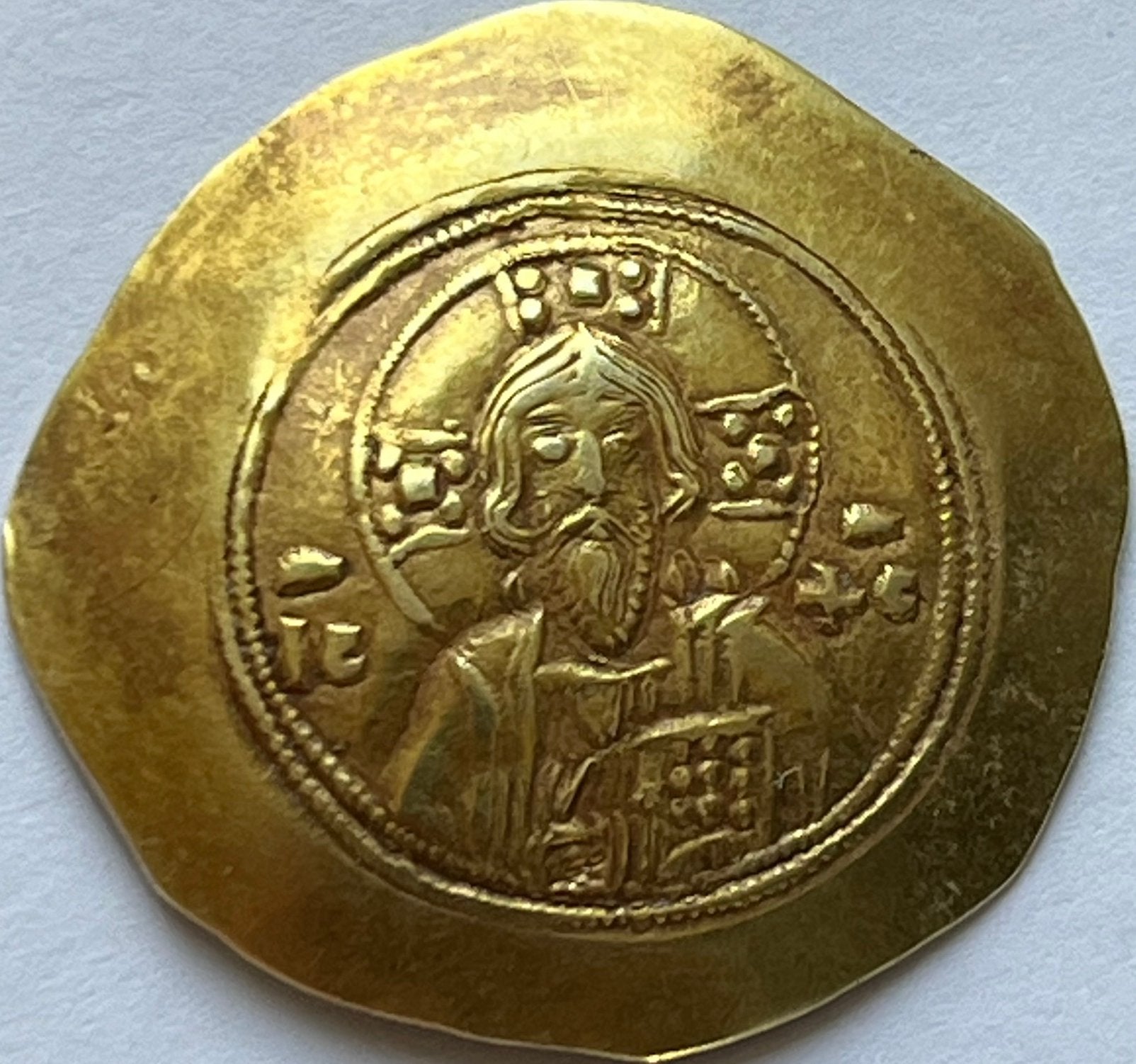 Byzantijnse Rijk zeldzame gouden histamenon Michael VIII, Ophalen of Verzenden, Losse munt, Goud