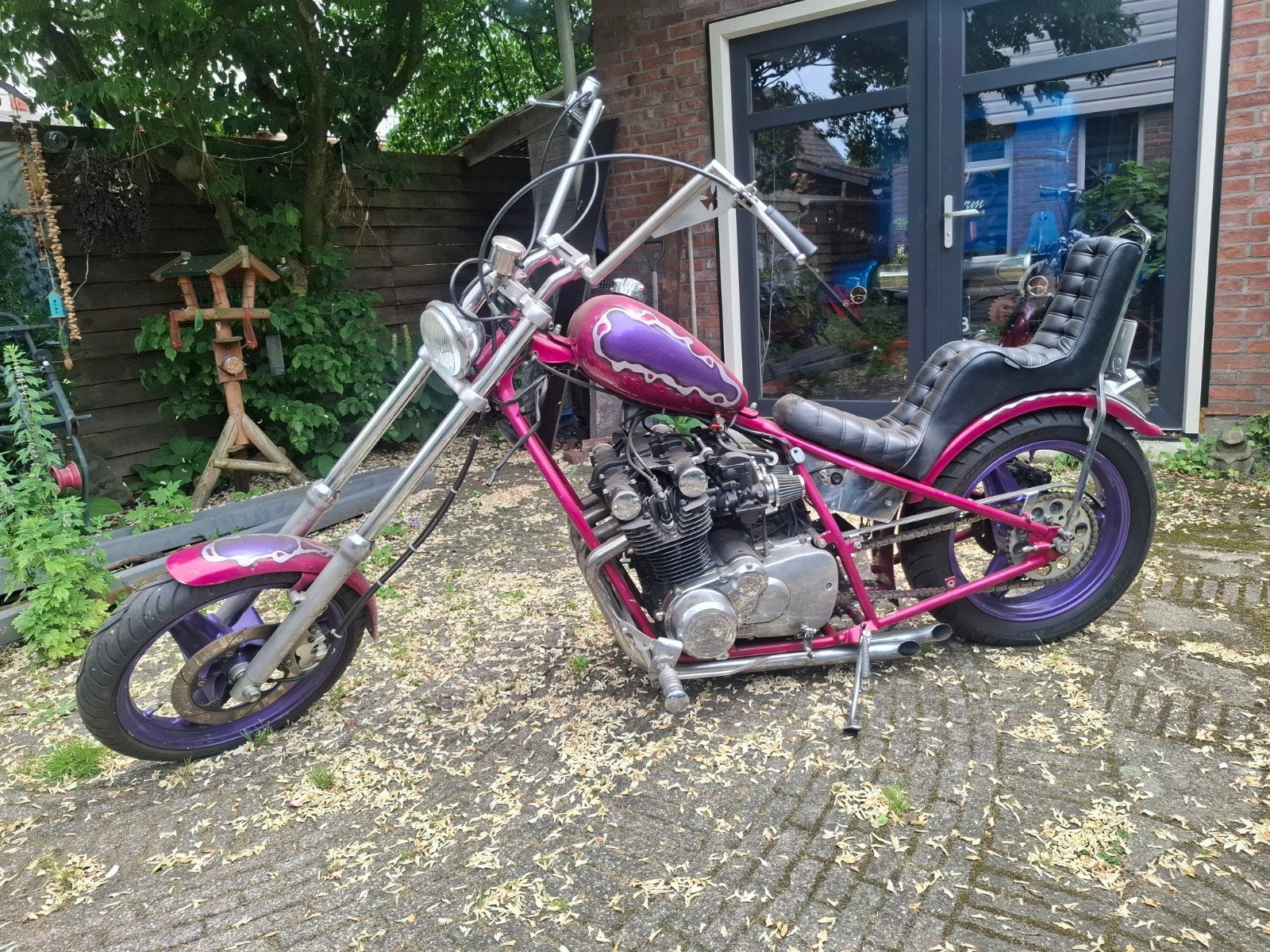 D.P.P. Hardtail Suzuki GS750 Chopper - 1993, 750 cc, 4 cilinders, Chopper, Gebruikt