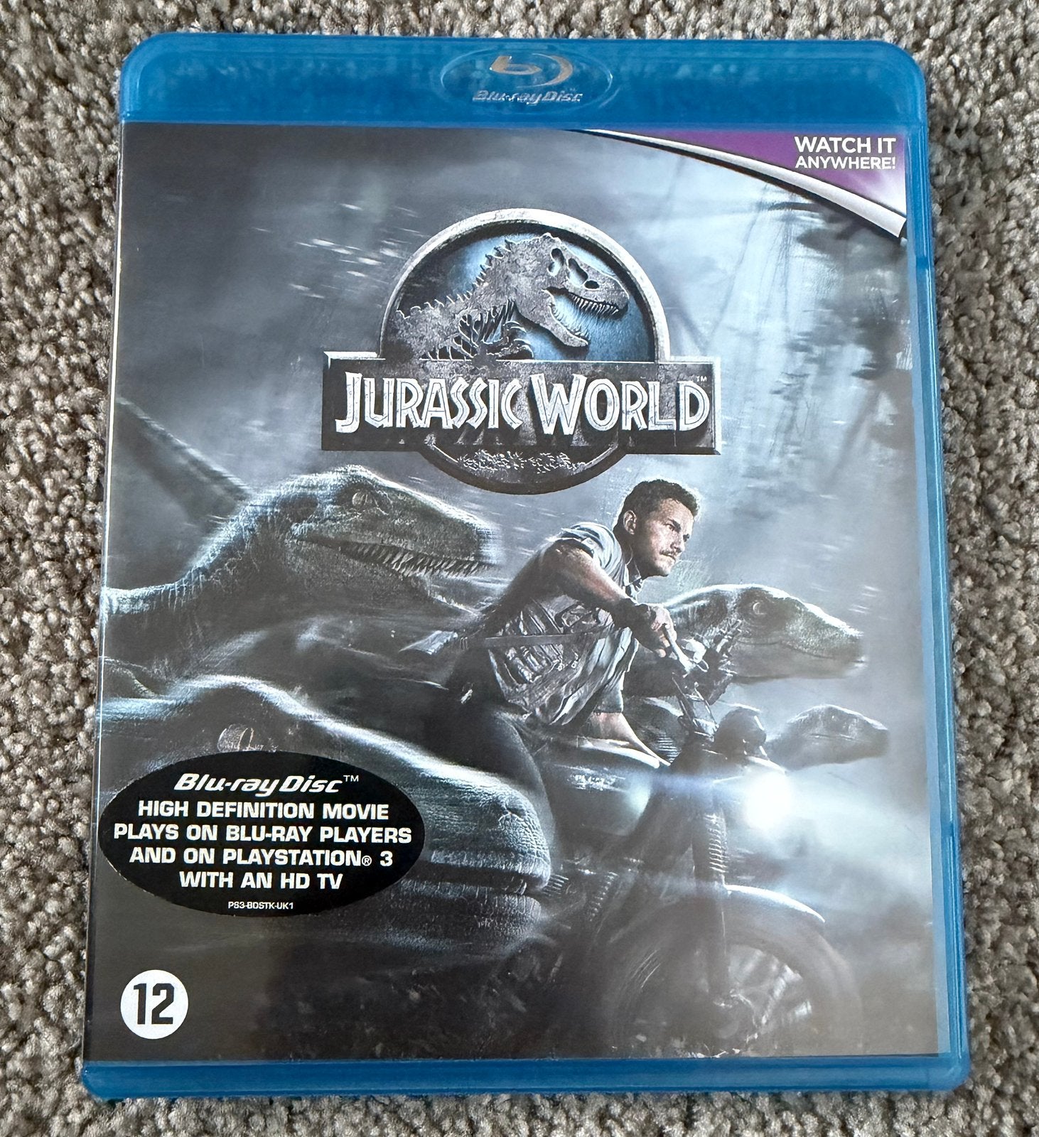 Jurassic World - Blu-Ray - NL uitgave, Verzenden, Zo goed als nieuw