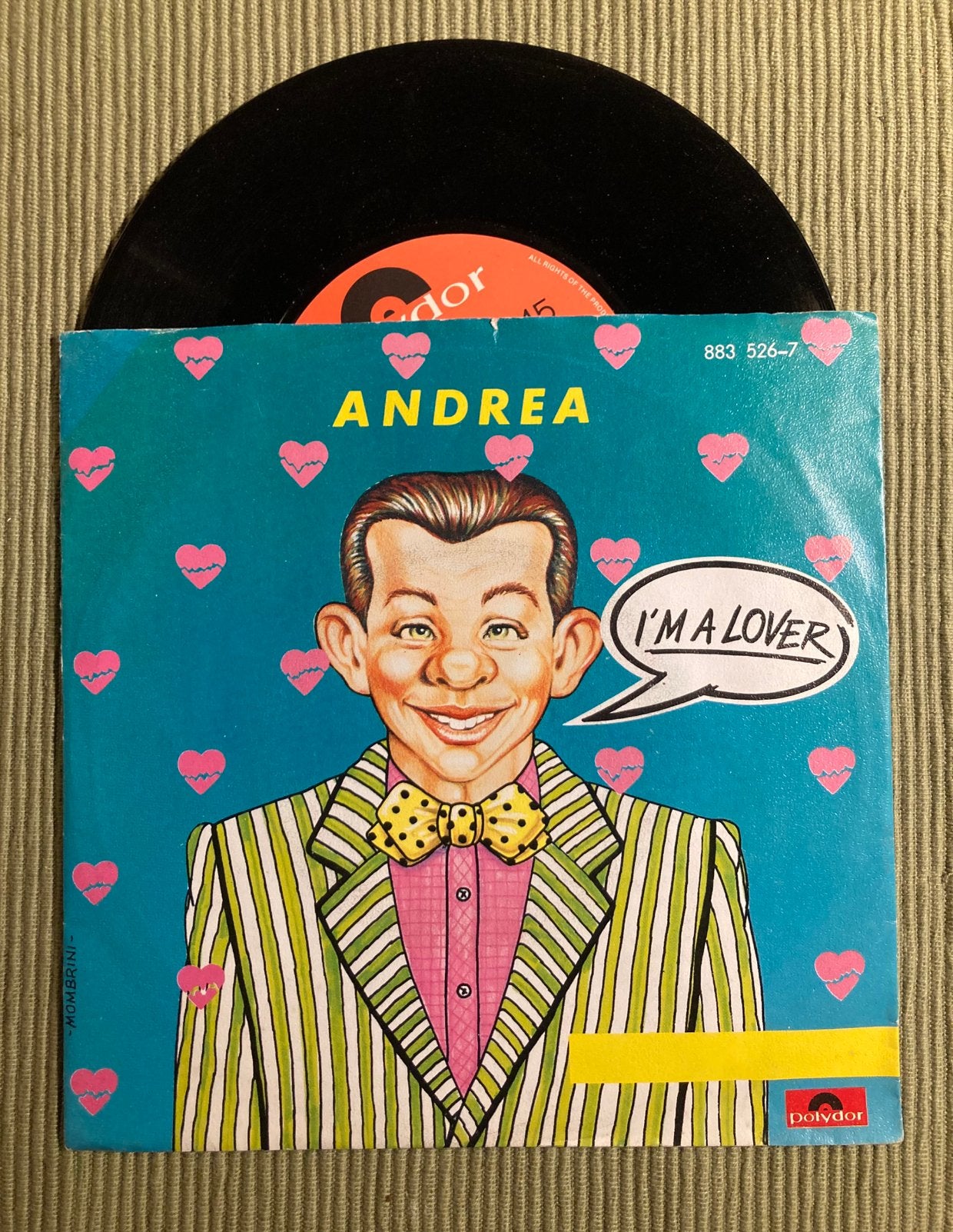 Vinyl single Andrea - I’m a lover, Ophalen of Verzenden, Gebruikt, Pop