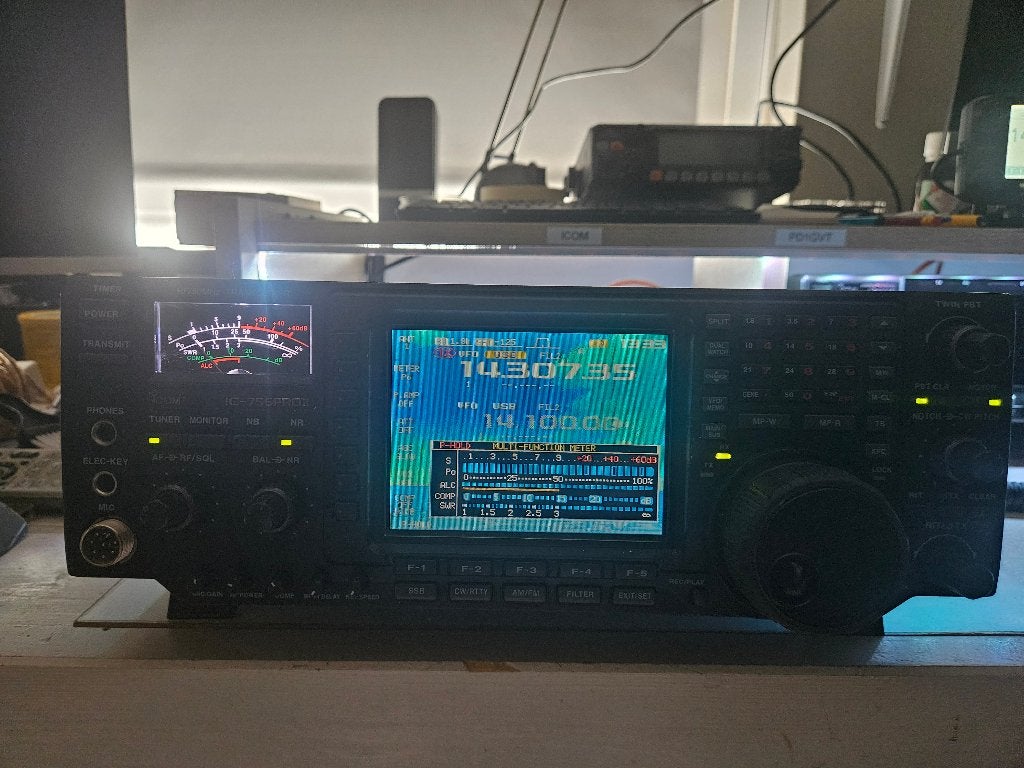Te Koop ICOM 756 PROII, Ophalen, Gebruikt, Zender en Ontvanger