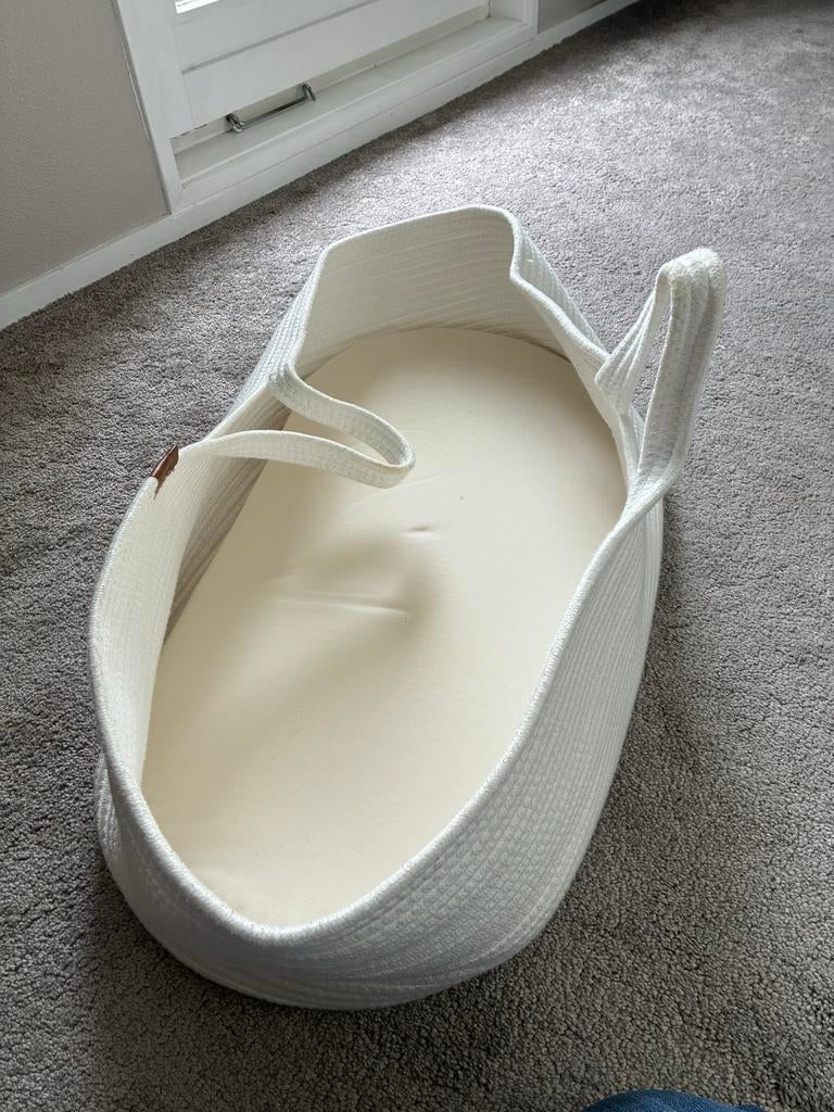 Happy Baby Basket Mozes Mandje - Wit, Ophalen, Zo goed als nieuw, Wieg
