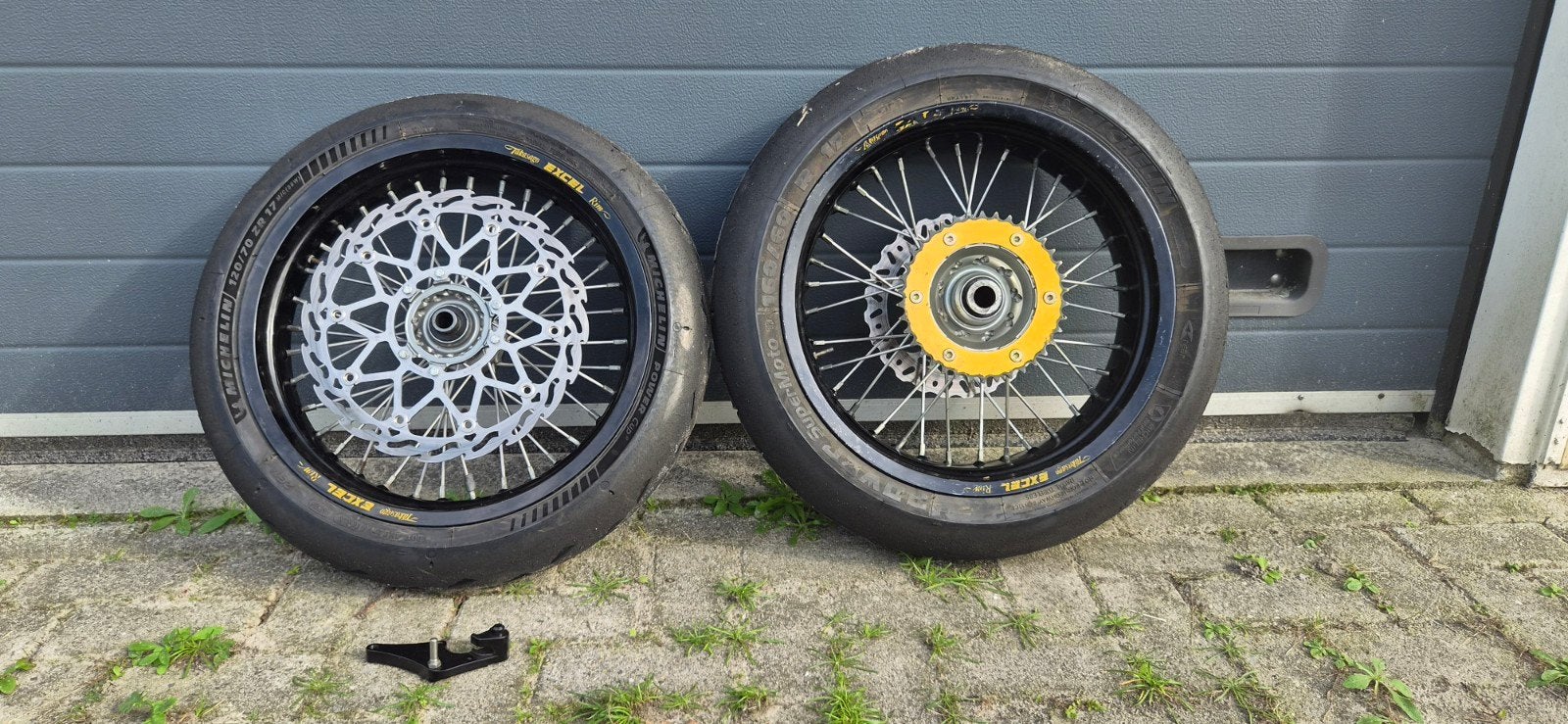Supermoto wielen set Honda CRF 450R Excel velgen, Ophalen, Gebruikt