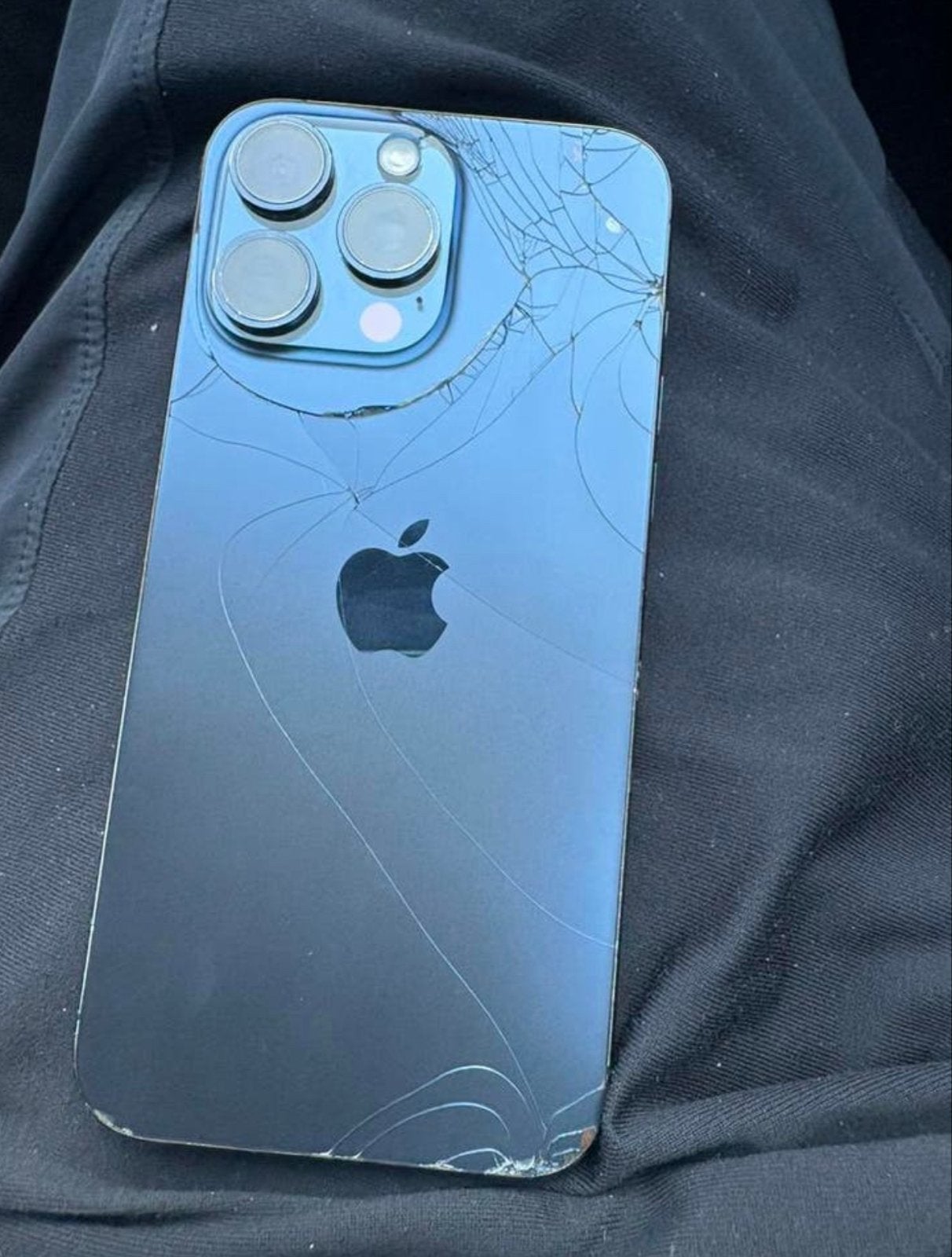 iPhone 14 Pro Max - Gebarsten achterkant en scherm defect, Telecommunicatie, Mobiele telefoons | Apple iPhone, Niet werkend, 256 GB