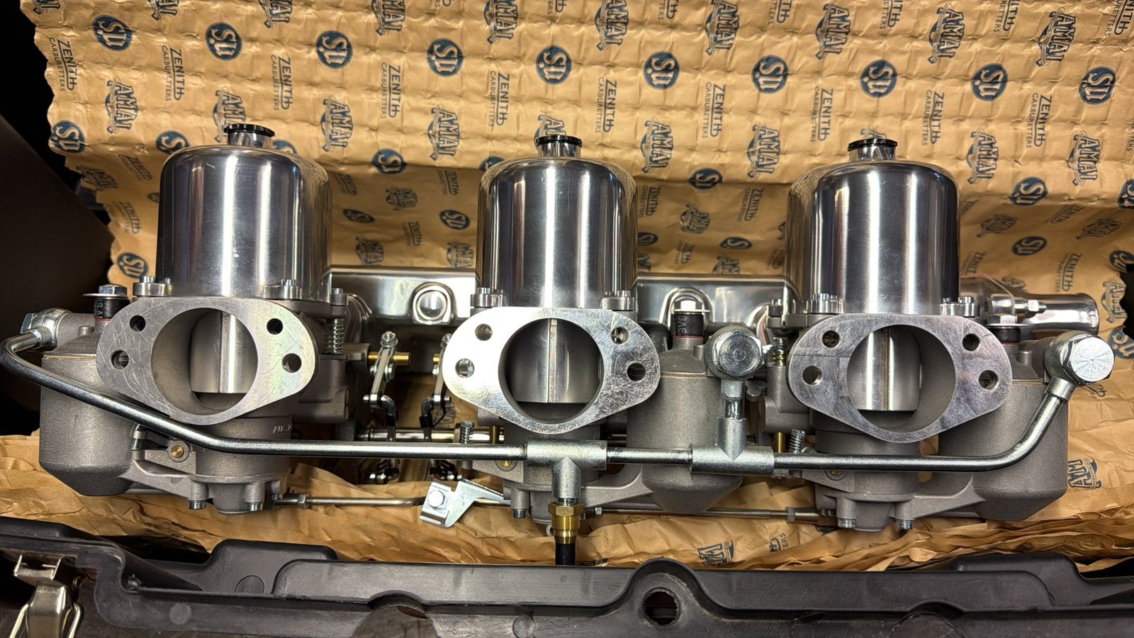 Jaguar Etype Serie 1/2 , HD8 Carburettor Set, Ophalen, Nieuw, Jaguar