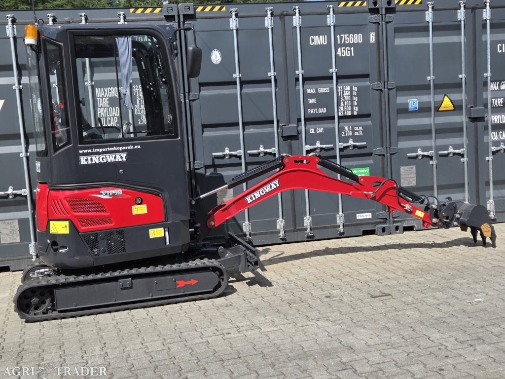 KINGWAY VIP18 Minigraver | Kubota | Betaal bij Levering, Zakelijke goederen, Machines en Bouw | Kranen en Graafmachines, Verzenden