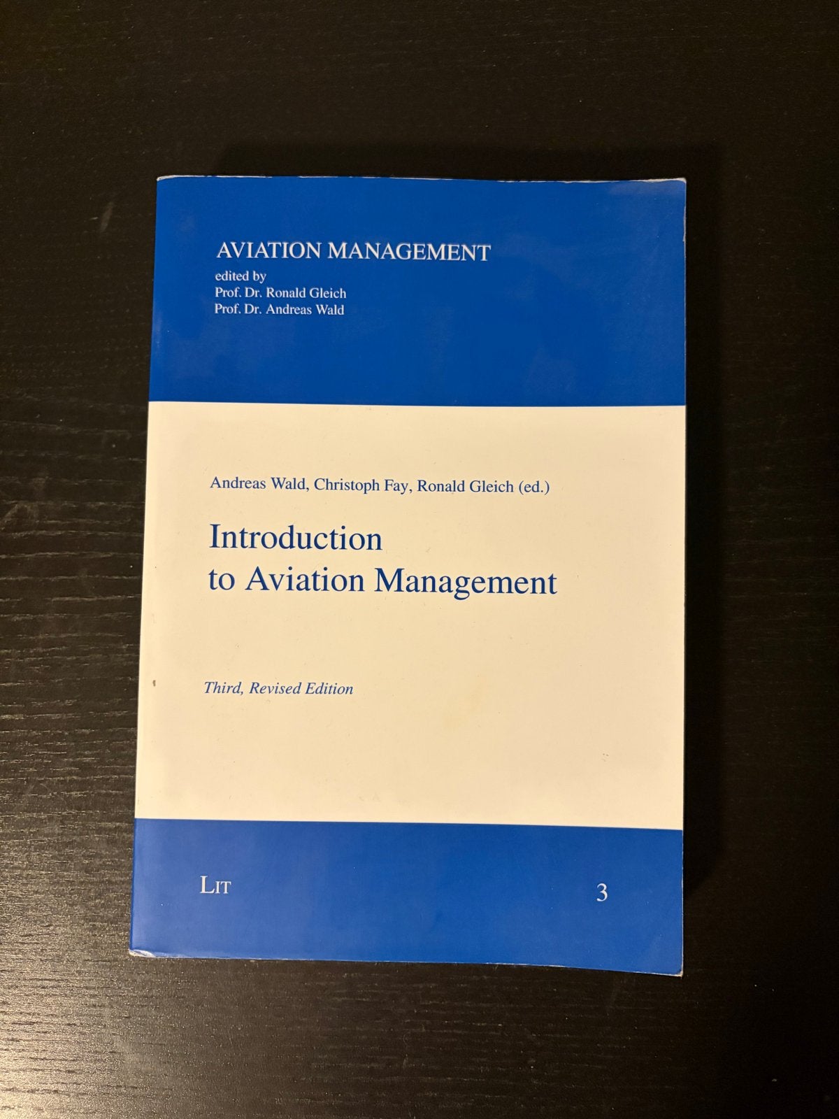 Introduction to Aviation Management - Andreas Wald, Christ.., Boeken, Studieboeken en Cursussen, Diverse auteurs, Zo goed als nieuw