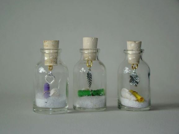 Wensflesjes op bestelling p/st., Ophalen of Verzenden, Nieuw, Glas