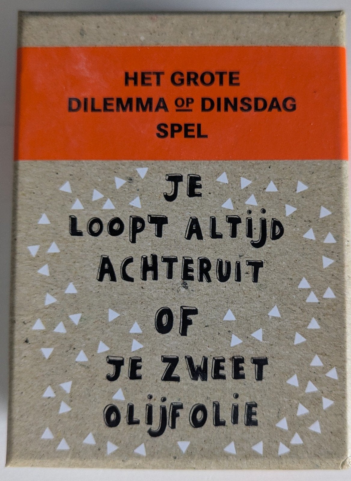 Het Grote Dilemma op Dinsdag Spel - Kaartspel, Drie of vier spelers, Ophalen, Gebruikt, BIS Publishers