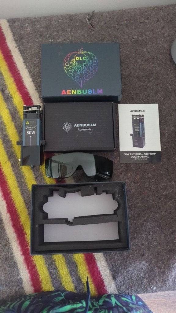 AENBUSLM 80W lasermodule voor lasergraveermachine, Ophalen of Verzenden, Gebruikt