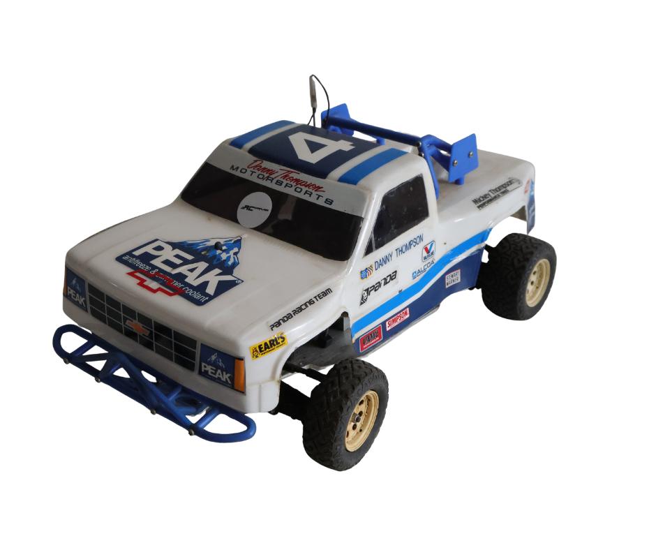 Vintage Panda Chevrolet 1/10 rc auto, Hobby en Vrije tijd, Gebruikt, Auto offroad, Ophalen of Verzenden, Schaal 1:10