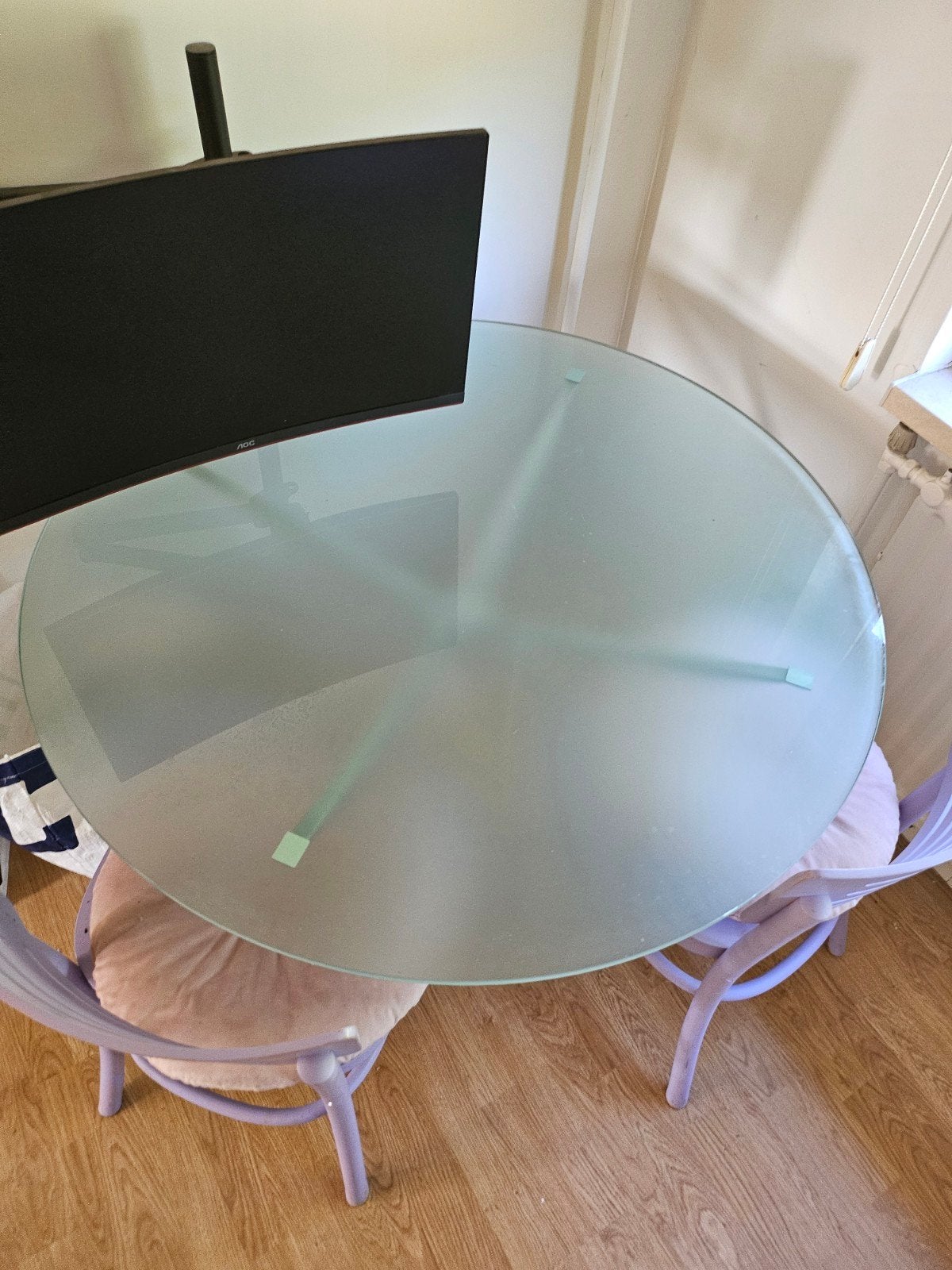 ronde eettafel, Ophalen, Gebruikt, Rond, 100 tot 150 cm
