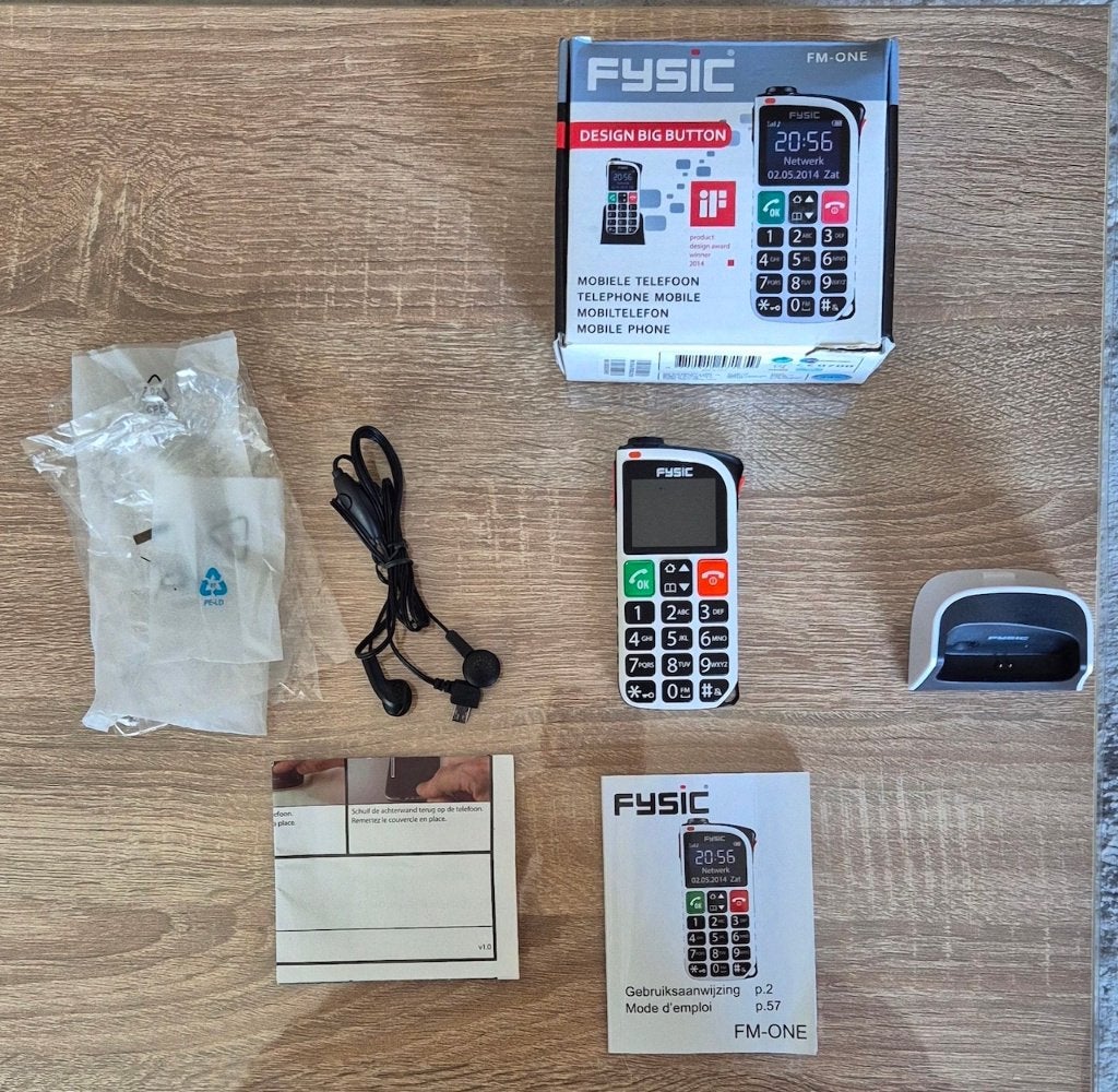 Fysic FM-One 2 senioren telefoon., Gebruikt, Overige modellen, Geen camera, Ophalen of Verzenden