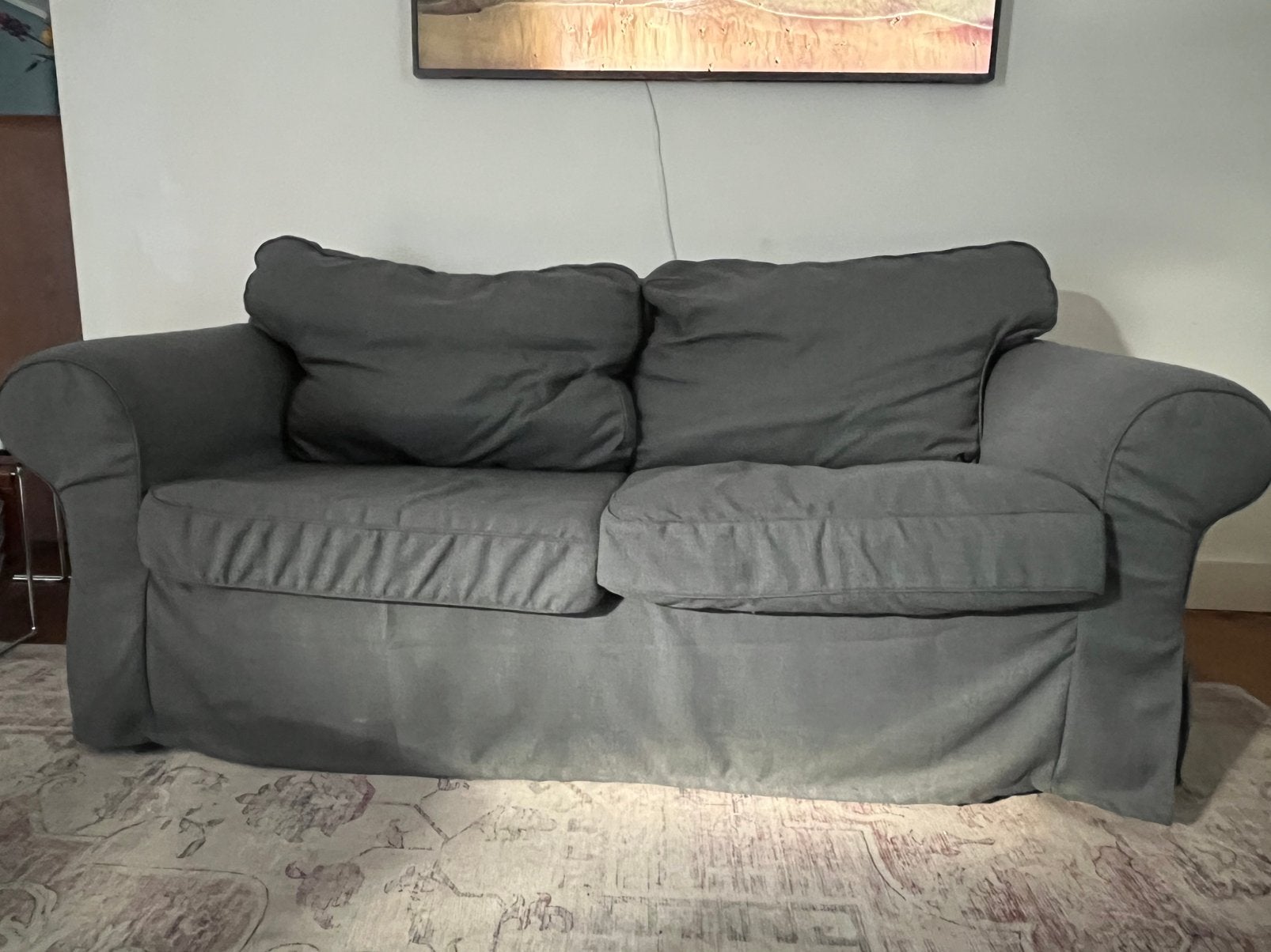 Ikea Ektorp 2-zits bank GRATIS, Ophalen, Gebruikt, 150 tot 200 cm, Tweepersoons