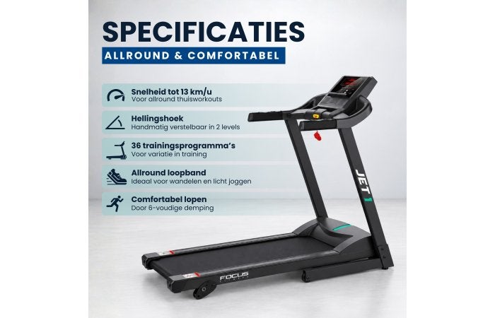 Focus jet 1 loopband, Ophalen, Gebruikt, Metaal, Loopband
