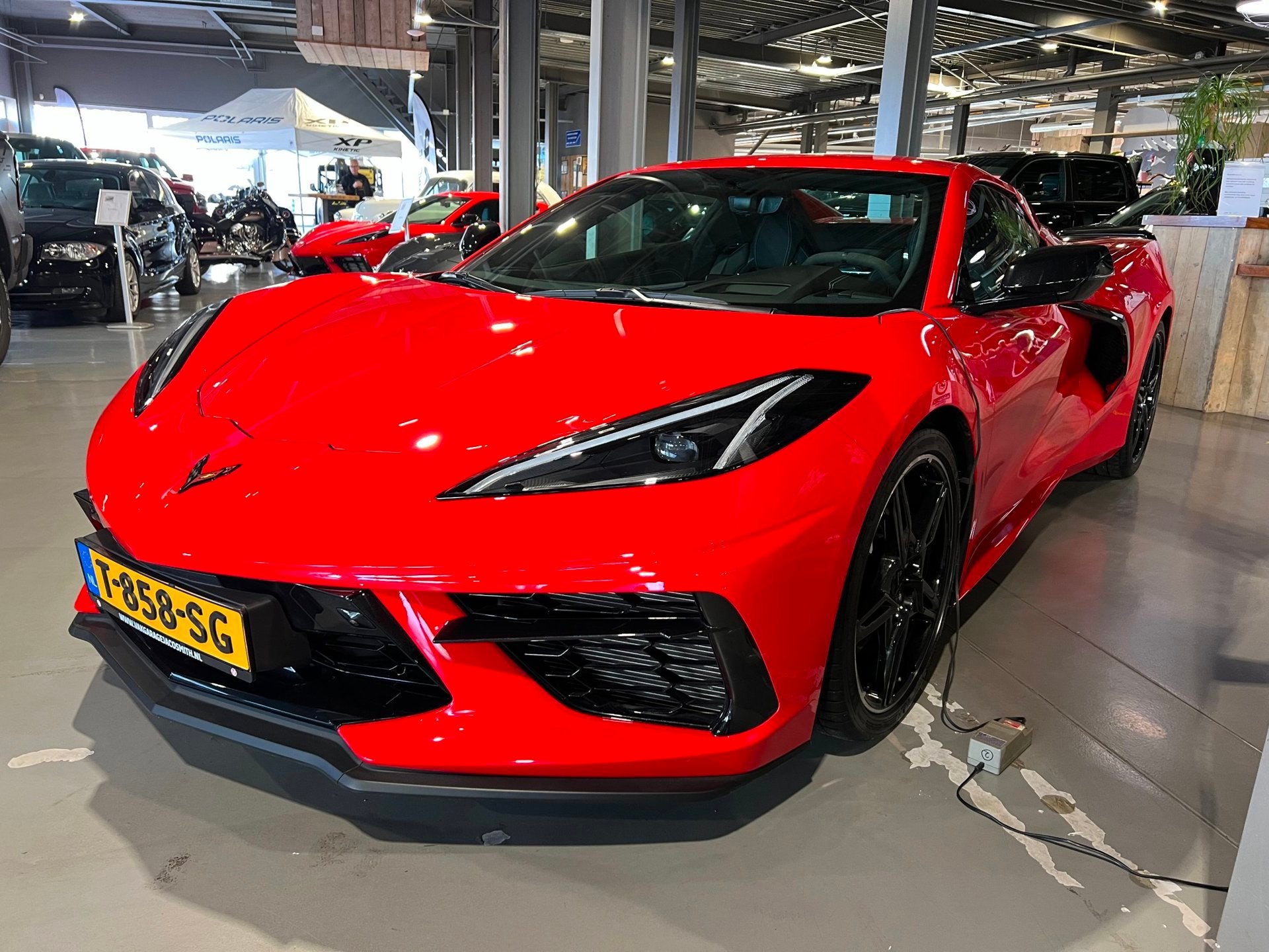 Chevrolet USA Corvette Convertible 6.2 Stingray C8, Auto's, Chevrolet, Automaat, Achterwielaandrijving, Gebruikt, Leder en Stof