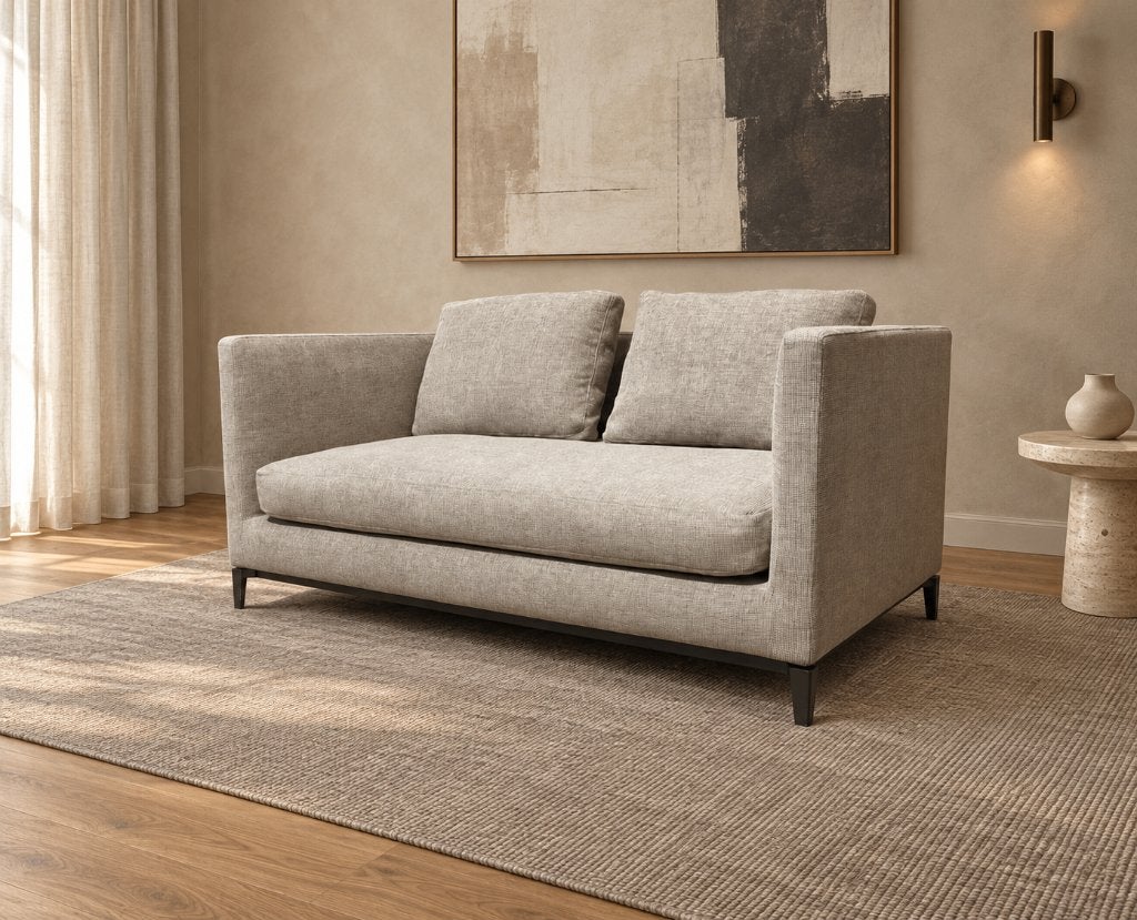 NIEUW Minotti Andersen Loveseat + GARANTIE | NP €11.500, 100 tot 125 cm, Minotti, 150 tot 200 cm, Design Bank Bankstel Zetel 2-Zits Minotti