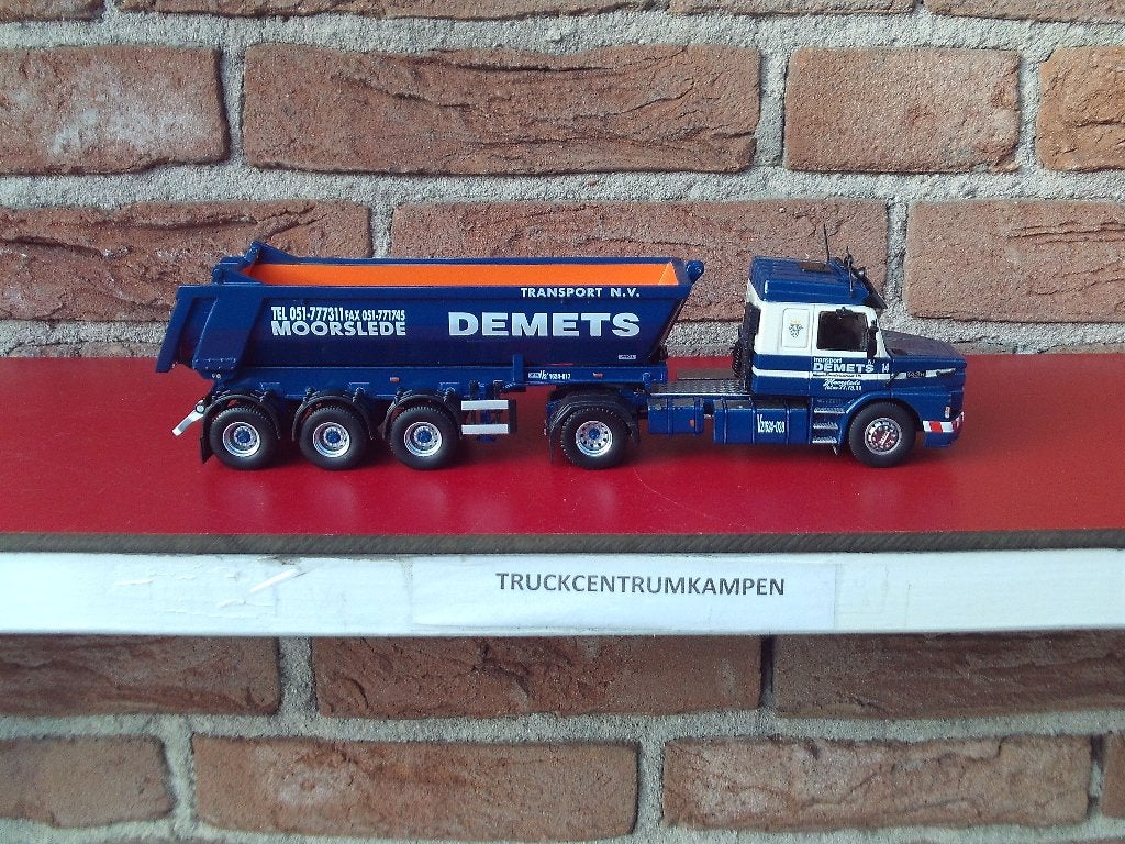 Tekno  Scania  143 - 500  van  Demets., Hobby en Vrije tijd, Modelauto's | 1:50, Ophalen of Verzenden, Nieuw, Bus of Vrachtwagen
