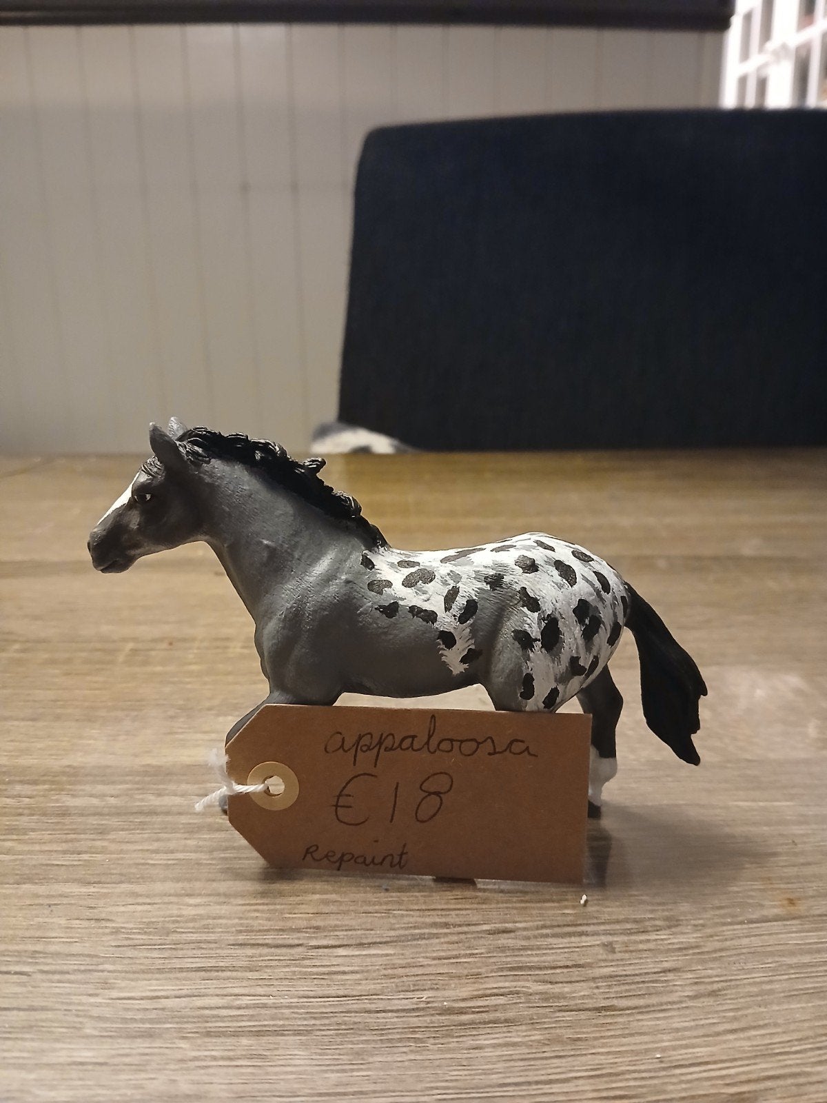 schleich repaint, Verzamelen, Ophalen of Verzenden, Zo goed als nieuw, Paard, Beeldje of Figuurtje