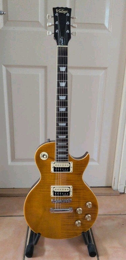 Vintage Paradise V1000 afd, Ophalen, Zo goed als nieuw, Solid body, Overige merken