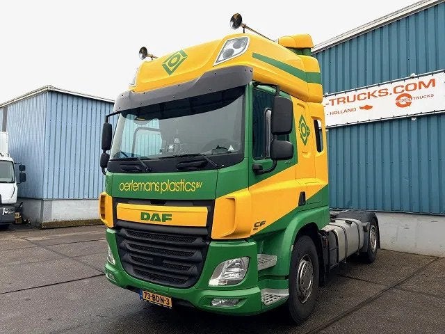 DAF CF 400 SPACECAB (EURO 6 / AS-TRONIC / 8.000 KG. FRONT AX, Auto's, Automaat, Achterwielaandrijving, Euro 6, Bedrijf
