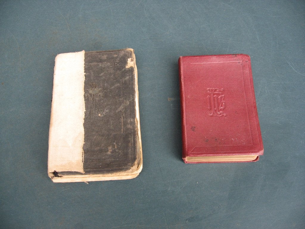 2 oude kerkboekjes / missaals, Ophalen of Verzenden, Gebruikt, Boek, Christendom | Katholiek