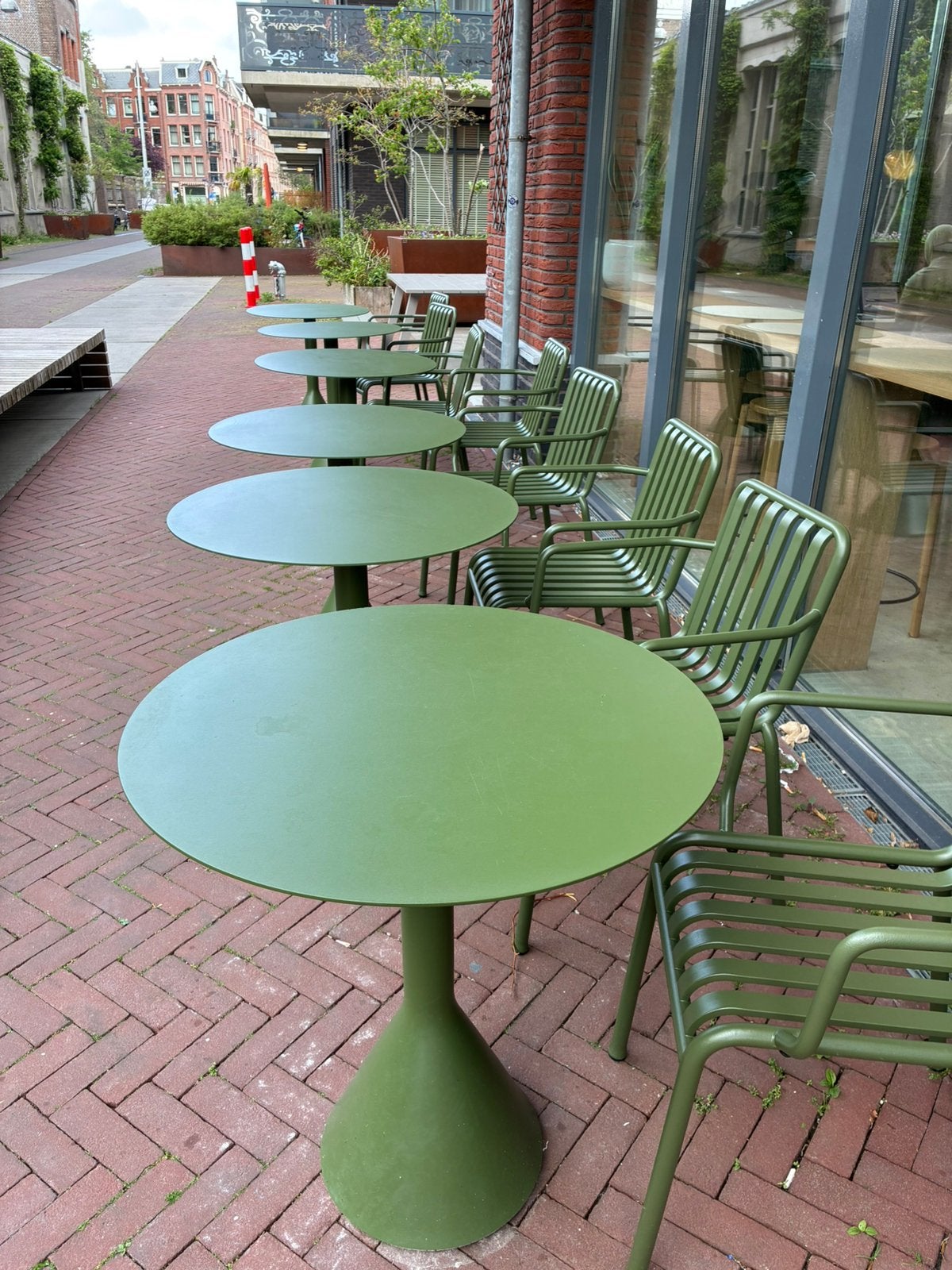 HAY Palissade Tables & Chairs, Ophalen, Rond