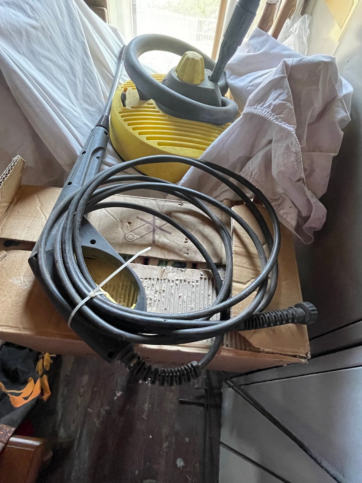 Kärcher hogedrukreiniger opzetstuk met spuitpistool, Ophalen, Gebruikt, Elektrisch