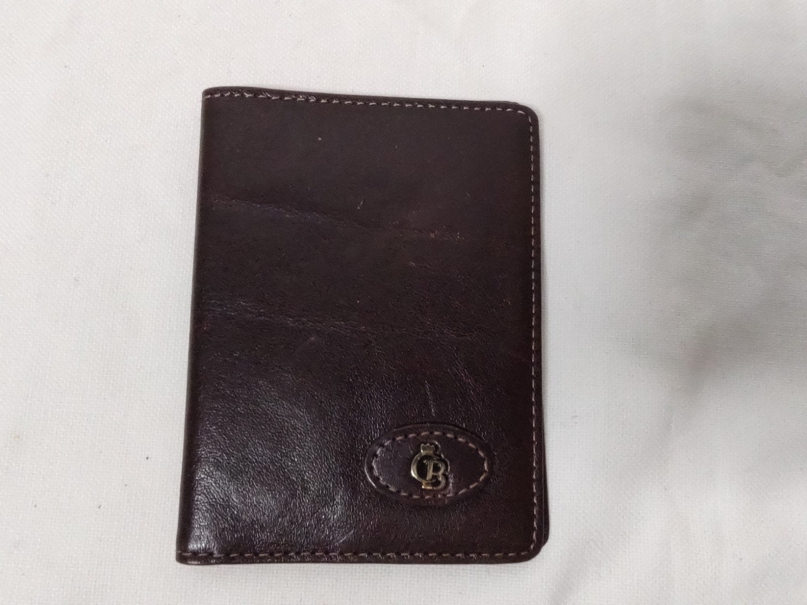 K744 Castelijn en Beerens creditcard etui voor 6 pasjes, 2 hands, Bruin, Ophalen of Verzenden, 2e hands