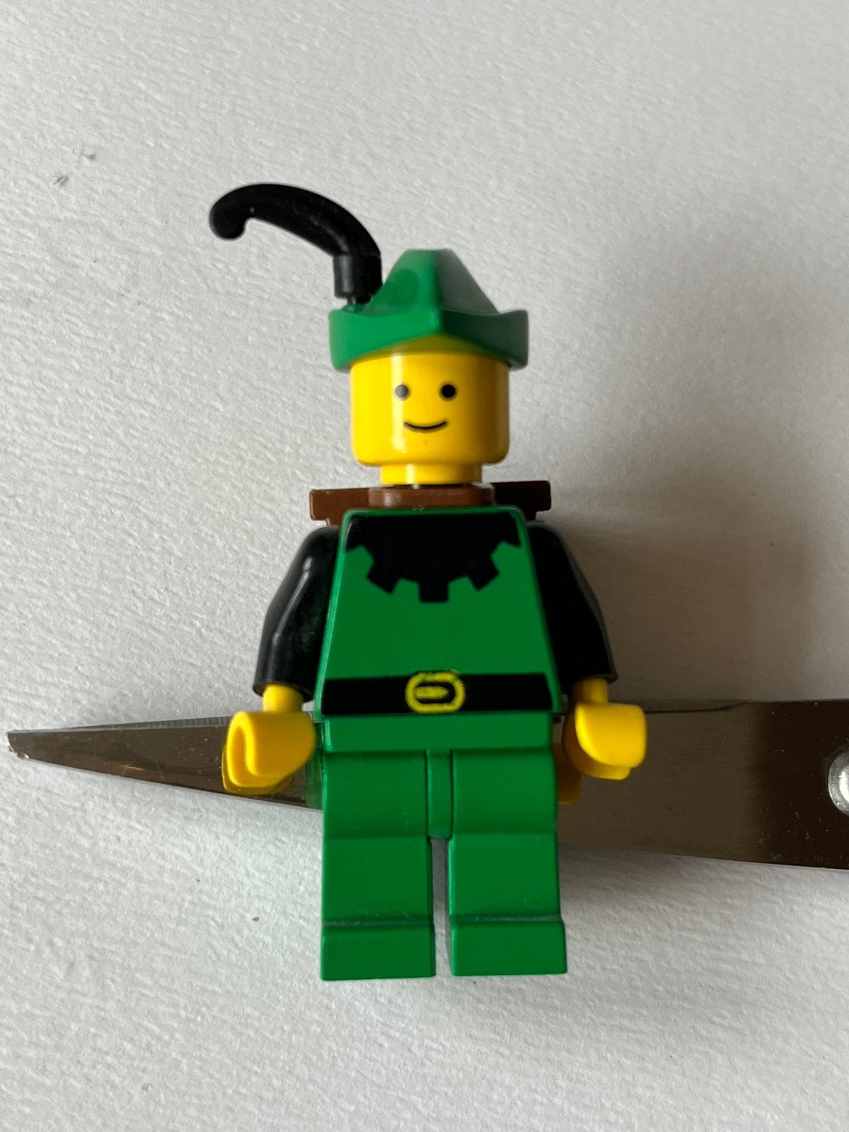 LEGO Castle minifiguur Forestman Black, Gebruikt, Lego, Ophalen of Verzenden, Minifiguur