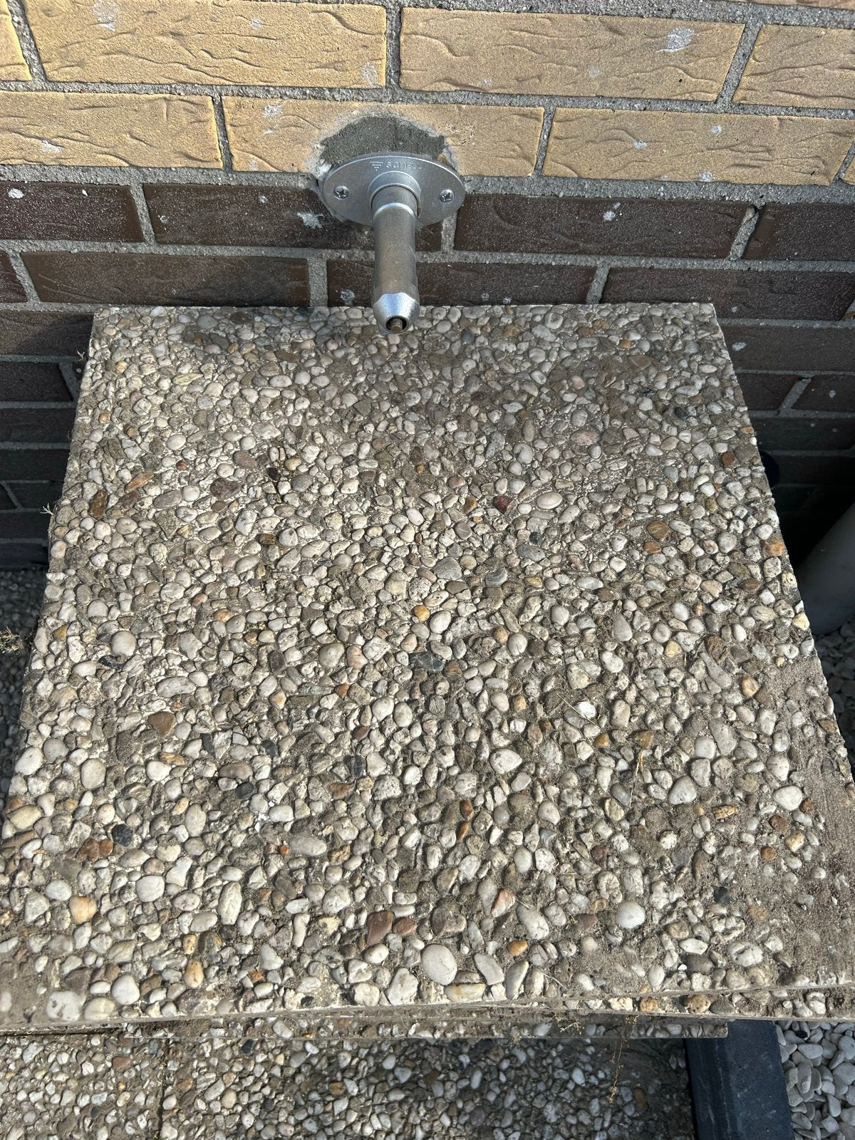 8 stevige grindtegels 50x50 cm, Doe-het-zelf en Verbouw, Ophalen, Gebruikt, Minder dan 5 m², Vloertegels