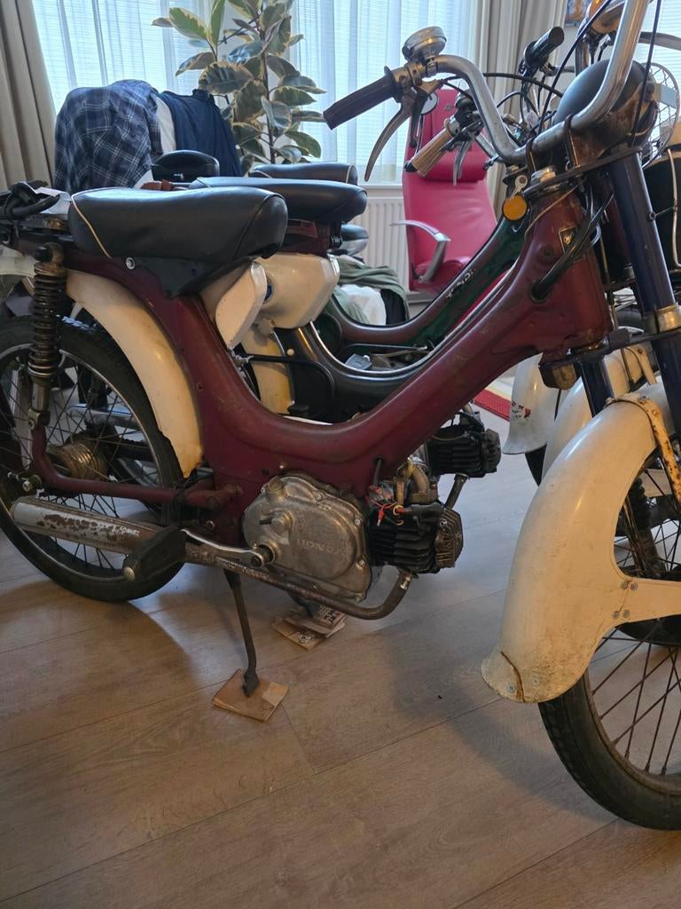 Honda PC 50 - Project brommer, loopt en lampen werken, Ophalen, Gebruikt, Overige modellen