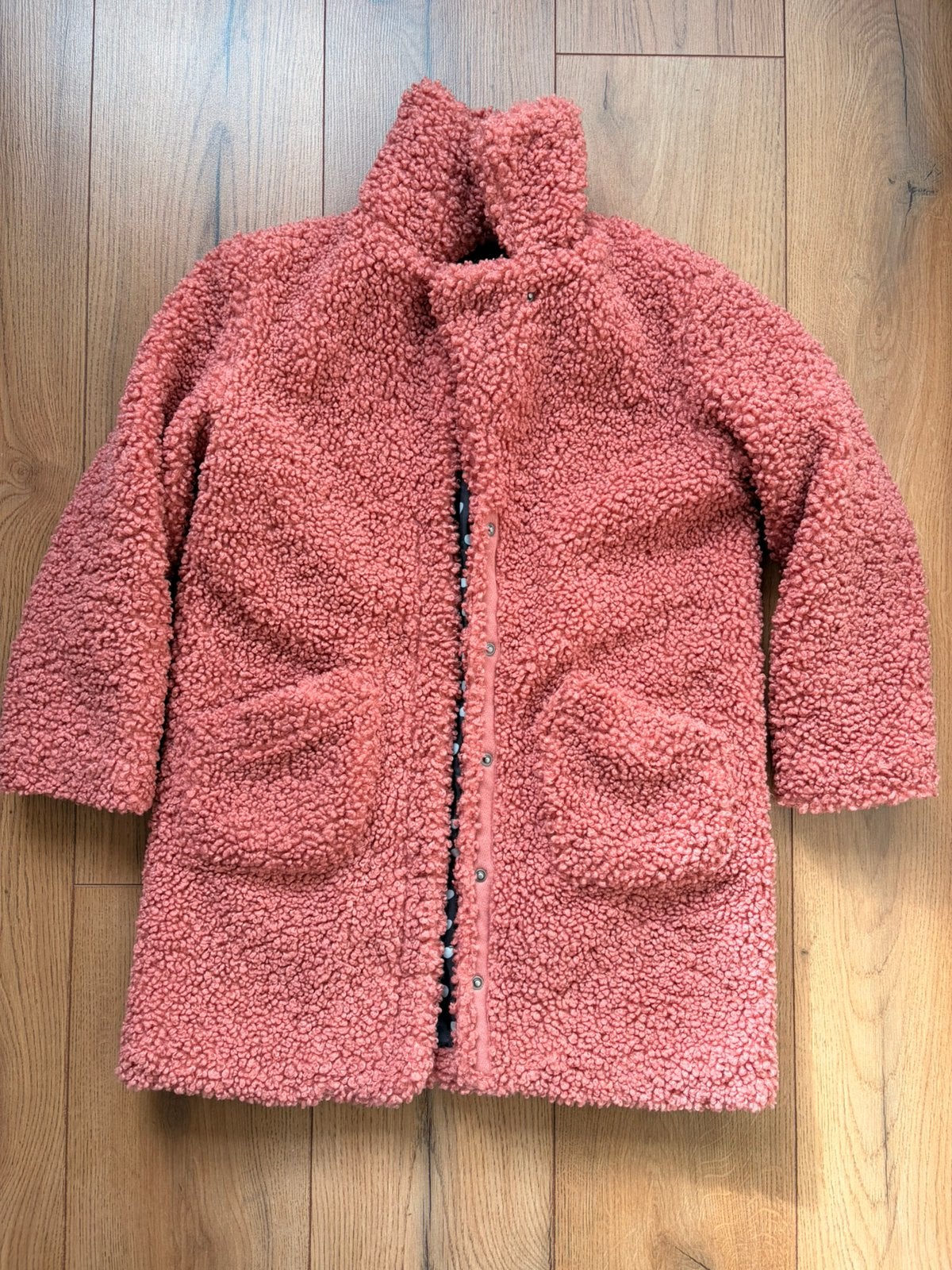 Hema fleece jas 134/140 ZGN, Ophalen of Verzenden, Zo goed als nieuw, Meisje