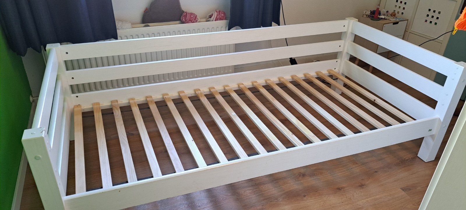 Eenpersoonsbed Flexa White 90x200 cm, Ophalen, Gebruikt, 90 cm, Eenpersoons