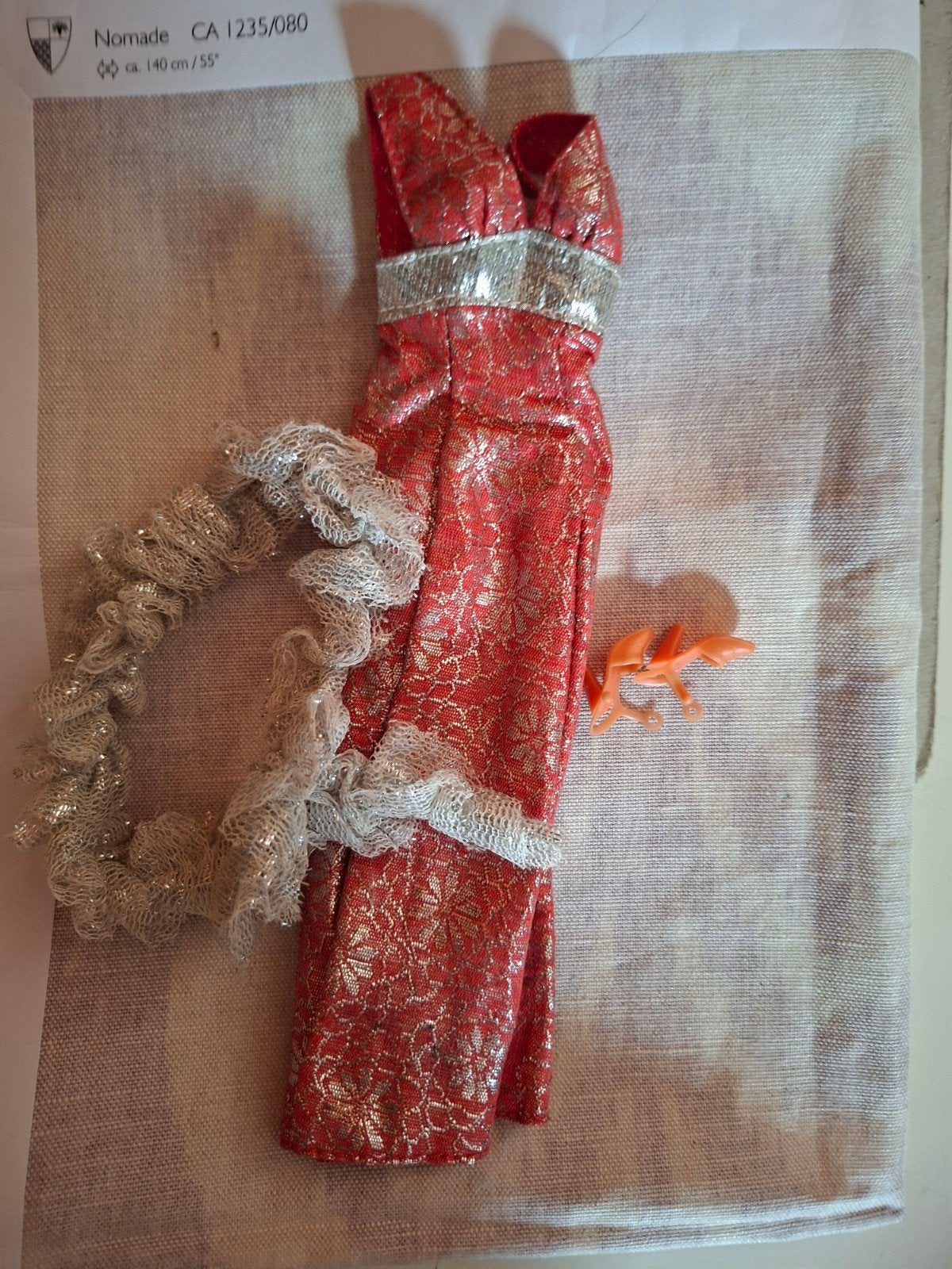 Vintage barbie brocade dream superstar 1976 mattel toys, Verzenden, Kleertjes