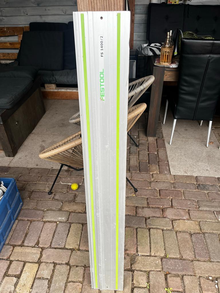 Festool Geleiderail FS 1400/2 - Gebruikt, Doe-het-zelf en Verbouw, Gereedschap | Zaagmachines, Ophalen, Zo goed als nieuw