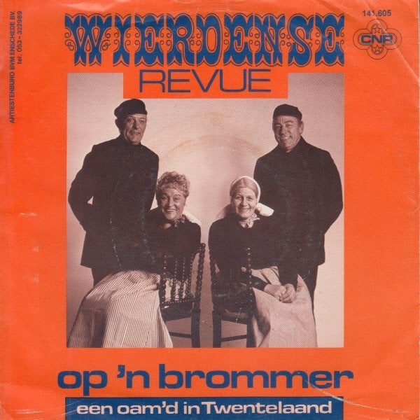 Piraten Single (1982) Wierdense Revue – Op 'n Brommer, Cd's en Dvd's, Vinyl | Nederlandstalig, Gebruikt, 7 inch, 1980 - 1989, Ophalen of Verzenden