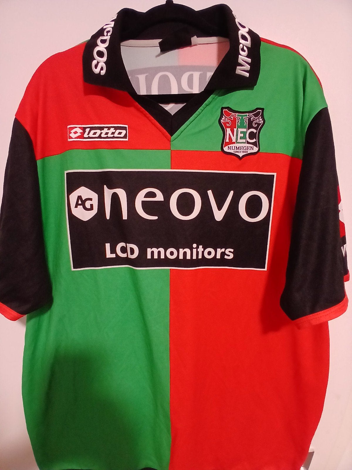 NEC Nijmegen shirt 2004 XXL, Lotto, Meerkleurig, Overige maten, Ophalen of Verzenden